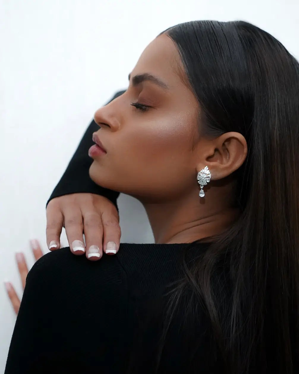 Lamya Earrings (Sterling Silver)