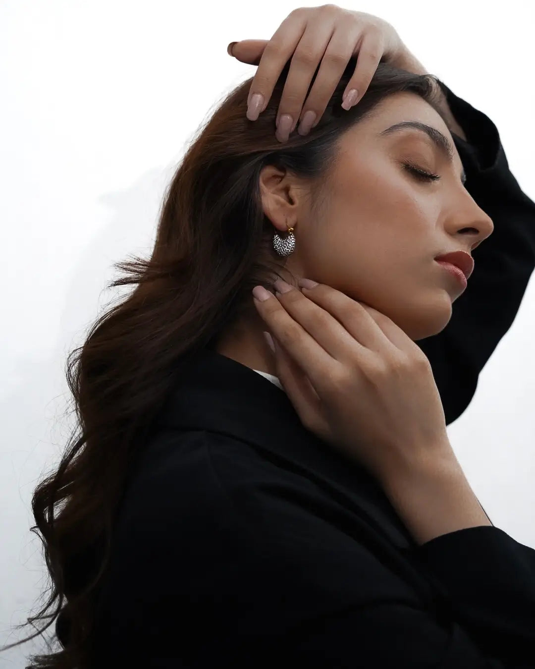 Amaaya Hoops (Sterling Silver)