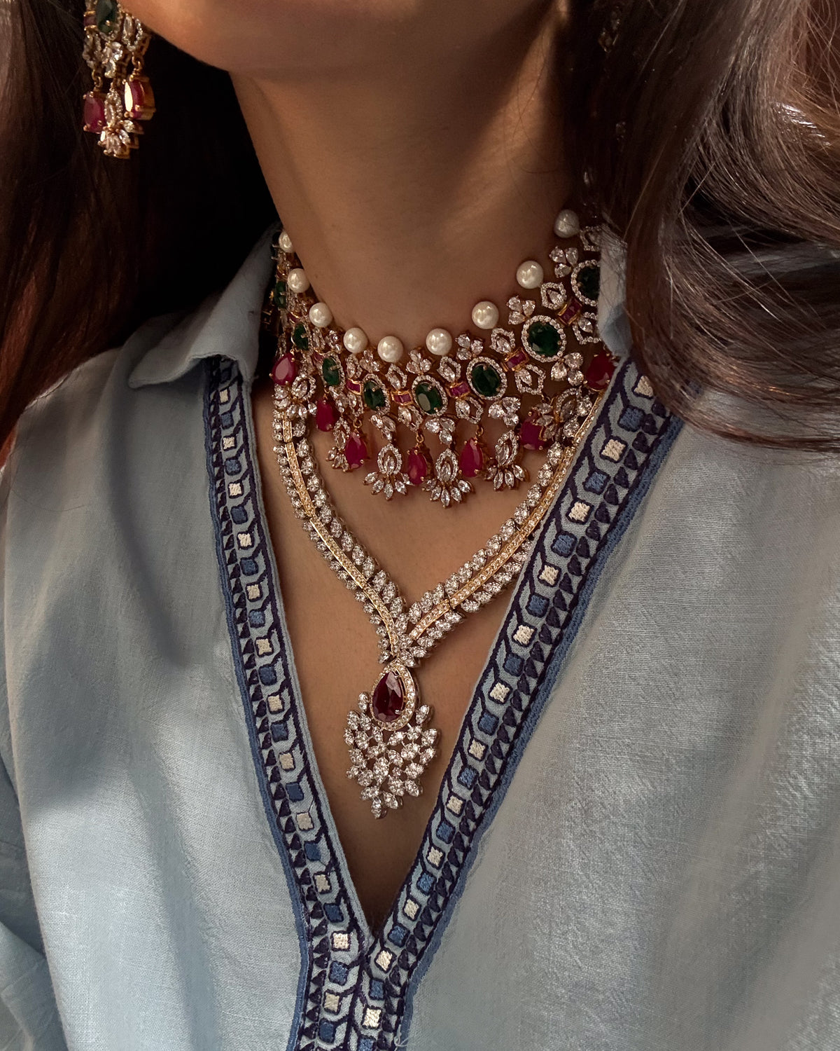 Uzma Set (Sterling Silver)