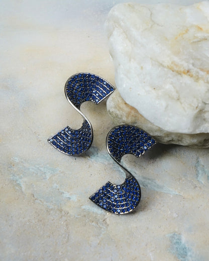 Blue Wave Earrings