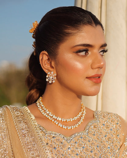 Tehzeeb Gold Earrings