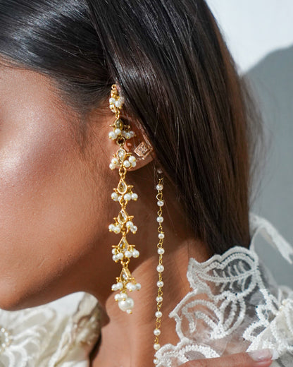 Jahanara: The Headband Earrings