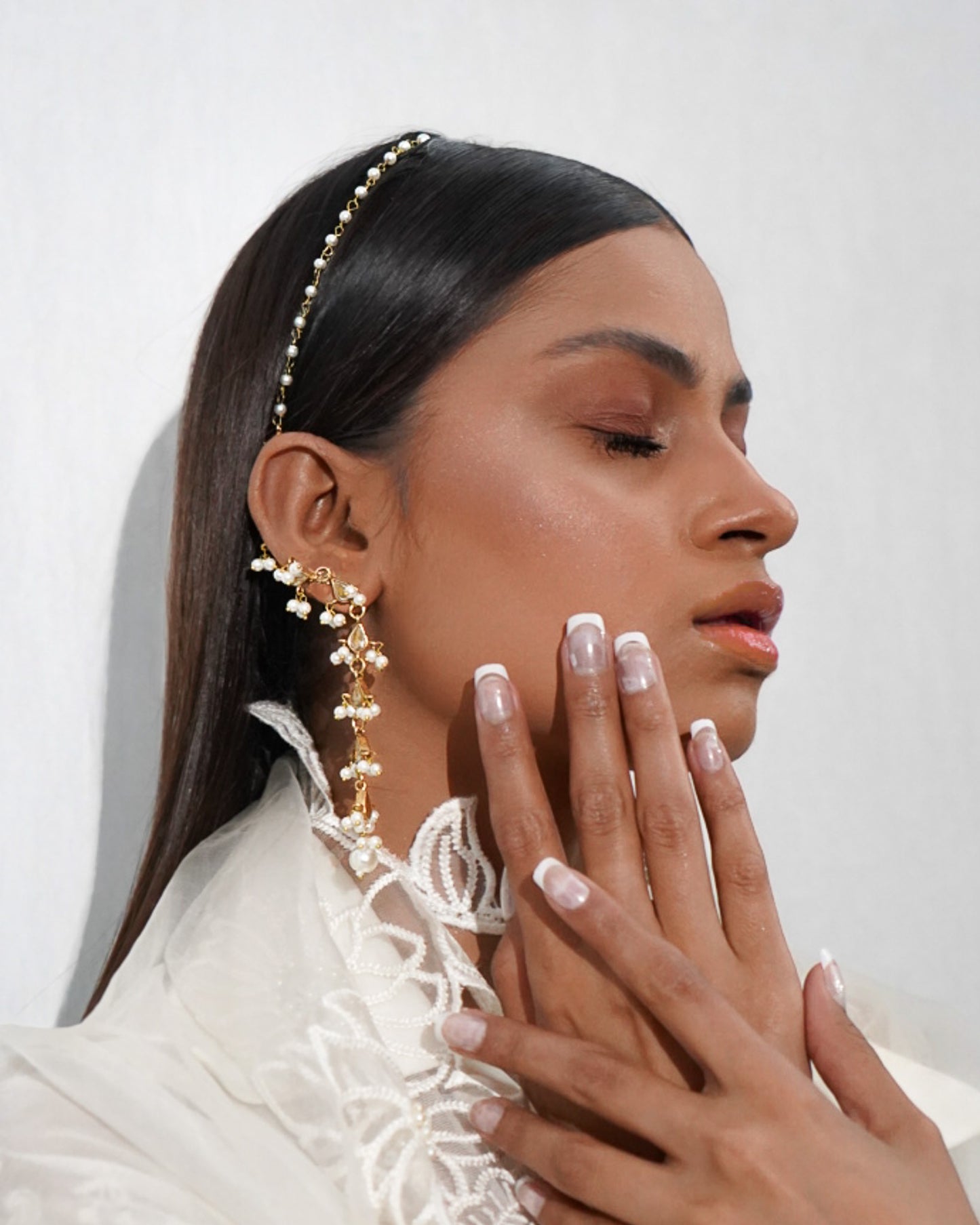 Jahanara: The Headband Earrings