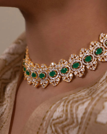 Sohni Emerald Choker