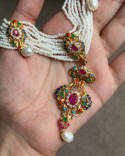 Amaltas Choker Set (Sterling Silver)